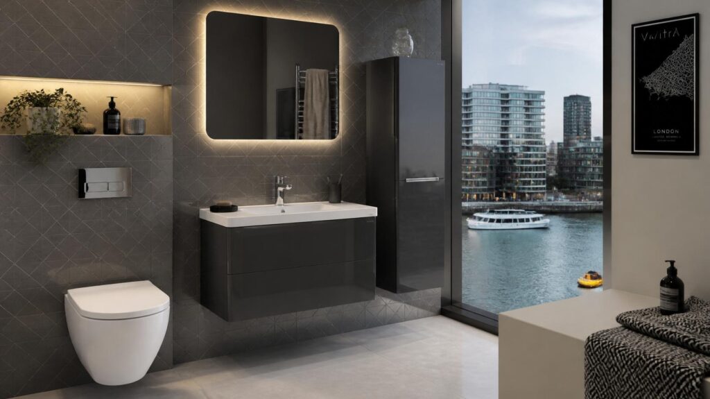 Vitra Bathrooms london view with buildings